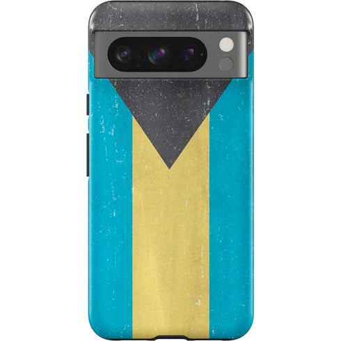 Bahamas Flag Distressed Google Pixel 8 Pro Impact Case